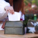 Maxbell Outdoor Camping Wet Tissue Box Wipe Tissue Bag for Outdoor Camping Tent Home Green