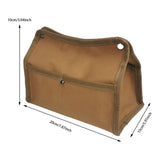 Maxbell Outdoor Camping Wet Tissue Box Wipe Tissue Bag for Outdoor Camping Tent Home Khaki