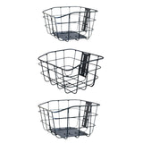 Maxbell Bike Basket Organizer Stylish Bike Pannier Basket for Sports Outdoor Cycling S with Base Plate