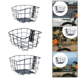 Maxbell Bike Basket Organizer Stylish Bike Pannier Basket for Sports Outdoor Cycling S with Base Plate