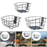 Maxbell Bike Basket Organizer Stylish Bike Pannier Basket for Sports Outdoor Cycling S with Base Plate