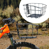 Maxbell Bike Basket Organizer Stylish Bike Pannier Basket for Sports Outdoor Cycling S with Base Plate