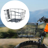 Maxbell Bike Basket Organizer Stylish Bike Pannier Basket for Sports Outdoor Cycling S with Base Plate