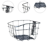 Maxbell Bike Basket Organizer Stylish Bike Pannier Basket for Sports Outdoor Cycling S with Base Plate