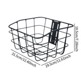 Maxbell Bike Basket Organizer Stylish Bike Pannier Basket for Sports Outdoor Cycling L without Base Plate