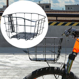 Maxbell Bike Basket Organizer Stylish Bike Pannier Basket for Sports Outdoor Cycling L with Base Plate