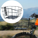 Maxbell Bike Basket Organizer Stylish Bike Pannier Basket for Sports Outdoor Cycling L with Base Plate