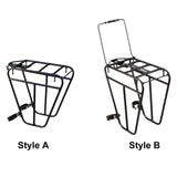 Maxbell Bike Front Carrier Rack Adults Bicycle Front Rack for Bicycle Travel Touring Style A