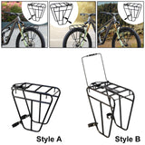 Maxbell Bike Front Carrier Rack Adults Bicycle Front Rack for Bicycle Travel Touring Style A