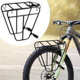 Maxbell Bike Front Carrier Rack Adults Bicycle Front Rack for Bicycle Travel Touring Style A