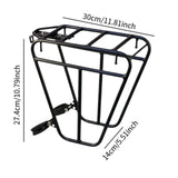 Maxbell Bike Front Carrier Rack Adults Bicycle Front Rack for Bicycle Travel Touring Style A