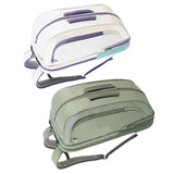 Maxbell Badminton Backpack Trendy Water Resistant Carrier PU Leather Sports Backpack White