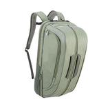 Maxbell Badminton Backpack Trendy Water Resistant Carrier PU Leather Sports Backpack Green