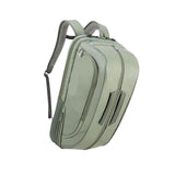 Maxbell Badminton Backpack Trendy Water Resistant Carrier PU Leather Sports Backpack Green