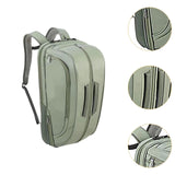 Maxbell Badminton Backpack Trendy Water Resistant Carrier PU Leather Sports Backpack Green