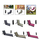 Maxbell Floor Chair with Back Support Camping Chair for Mountaineering Yard Concerts Grey 39cmx40cmx38cm