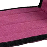 Maxbell Floor Chair with Back Support Camping Chair for Mountaineering Yard Concerts Pitaya Color39x40x78