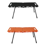 Maxbell Folding Table Sturdy Beach Table Compact Camping Table for BBQ Hiking Picnic Orange