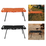 Maxbell Folding Table Sturdy Beach Table Compact Camping Table for BBQ Hiking Picnic Orange