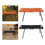 Maxbell Folding Table Sturdy Beach Table Compact Camping Table for BBQ Hiking Picnic Orange