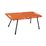 Maxbell Folding Table Sturdy Beach Table Compact Camping Table for BBQ Hiking Picnic Orange