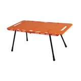 Maxbell Folding Table Sturdy Beach Table Compact Camping Table for BBQ Hiking Picnic Orange