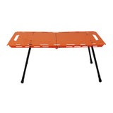 Maxbell Folding Table Sturdy Beach Table Compact Camping Table for BBQ Hiking Picnic Orange