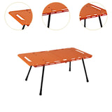 Maxbell Folding Table Sturdy Beach Table Compact Camping Table for BBQ Hiking Picnic Orange