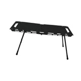 Maxbell Folding Table Sturdy Beach Table Compact Camping Table for BBQ Hiking Picnic Black