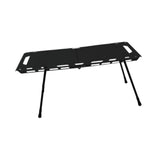Maxbell Folding Table Sturdy Beach Table Compact Camping Table for BBQ Hiking Picnic Black