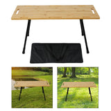 Maxbell Folding Table Furniture Sturdy Adjustable Height for Backyard Picnics Garden