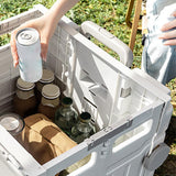 Maxbell Folding Shopping Cart Handcart Shopping Hand Truck for Home Travel Transport Gray 8 Wheels