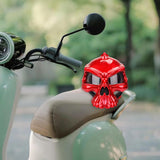 Maxbell Skull Motorcycle Helmet Impact Protection Half Helmet Breathable Bike Helmet XL Red