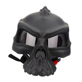 Maxbell Skull Motorcycle Helmet Impact Protection Half Helmet Breathable Bike Helmet M Matt black