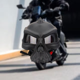Maxbell Skull Motorcycle Helmet Impact Protection Half Helmet Breathable Bike Helmet M Matt black