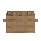 Maxbell Hunting Vest Front Pane Adults Nylon Buckles Hiking Portable Side Waist Belt khaki