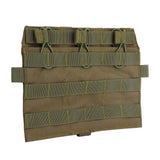 Maxbell Hunting Vest Front Pane Adults Nylon Buckles Hiking Portable Side Waist Belt green
