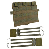 Maxbell Hunting Vest Front Pane Adults Nylon Buckles Hiking Portable Side Waist Belt green