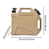 Maxbell 12L Water Container with Faucet Water Storage Jug for Outdoor Driving Hiking