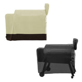 Maxbell BBQ Grill Cover Cooking Fade Resistant Outdoor Grill Grilling Barbecue Cover Beige Brown