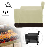 Maxbell BBQ Grill Cover Cooking Fade Resistant Outdoor Grill Grilling Barbecue Cover Beige Brown