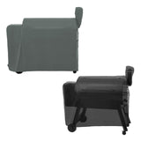 Maxbell BBQ Grill Cover Cooking Fade Resistant Outdoor Grill Grilling Barbecue Cover Gray