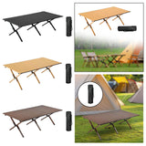 Maxbell Camping Folding Table Compact Foldable Picnic Table for Hiking Beach Kitchen black