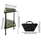 Maxbell Multifunctional Detachable Table Camping Table for Travel Hiking Backpacking Green