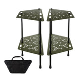 Maxbell Multifunctional Detachable Table Camping Table for Travel Hiking Backpacking Green