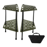 Maxbell Multifunctional Detachable Table Camping Table for Travel Hiking Backpacking Green