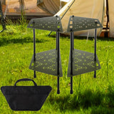 Maxbell Multifunctional Detachable Table Camping Table for Travel Hiking Backpacking Green