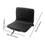 Maxbell Stadium Chair for Bleachers Foldable Ultralight Portable Padded Stadium Seat Black