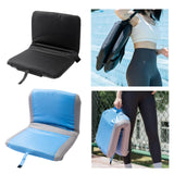 Maxbell Stadium Chair for Bleachers Foldable Ultralight Portable Padded Stadium Seat Black