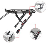 Maxbell Mountain Bike Rear Cargo Rack Sturdy Bike Rack for Road Bike Outdoor Cycling